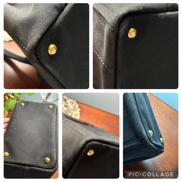 Black Prada Canapa with Pink Interior RARE Design - Picture 3 of 16